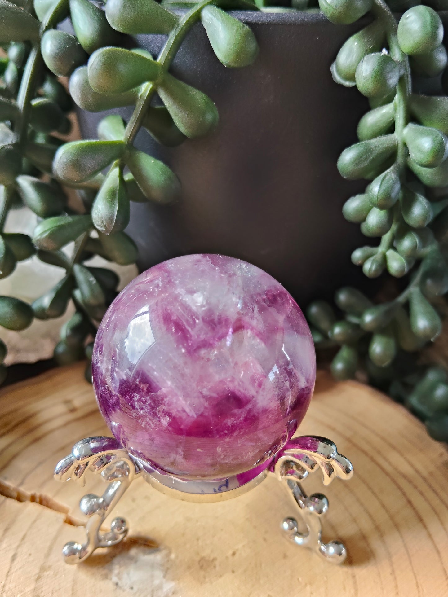 Gorgeous Purple/Pink Fluorite Spheres