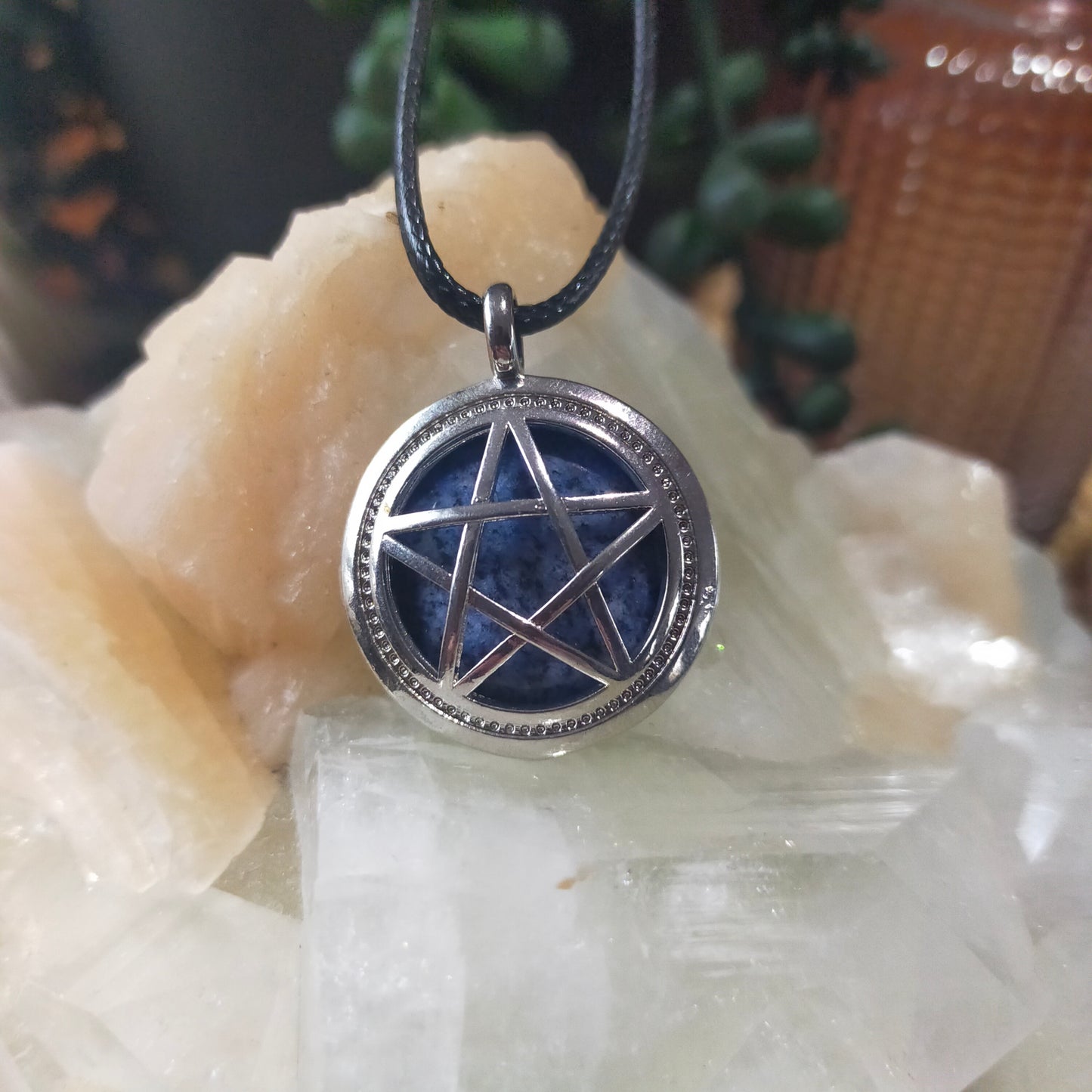 Sodalite Pentagram Necklace
