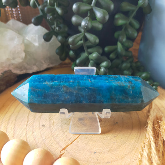 Blue Apatite Double Terminated Point