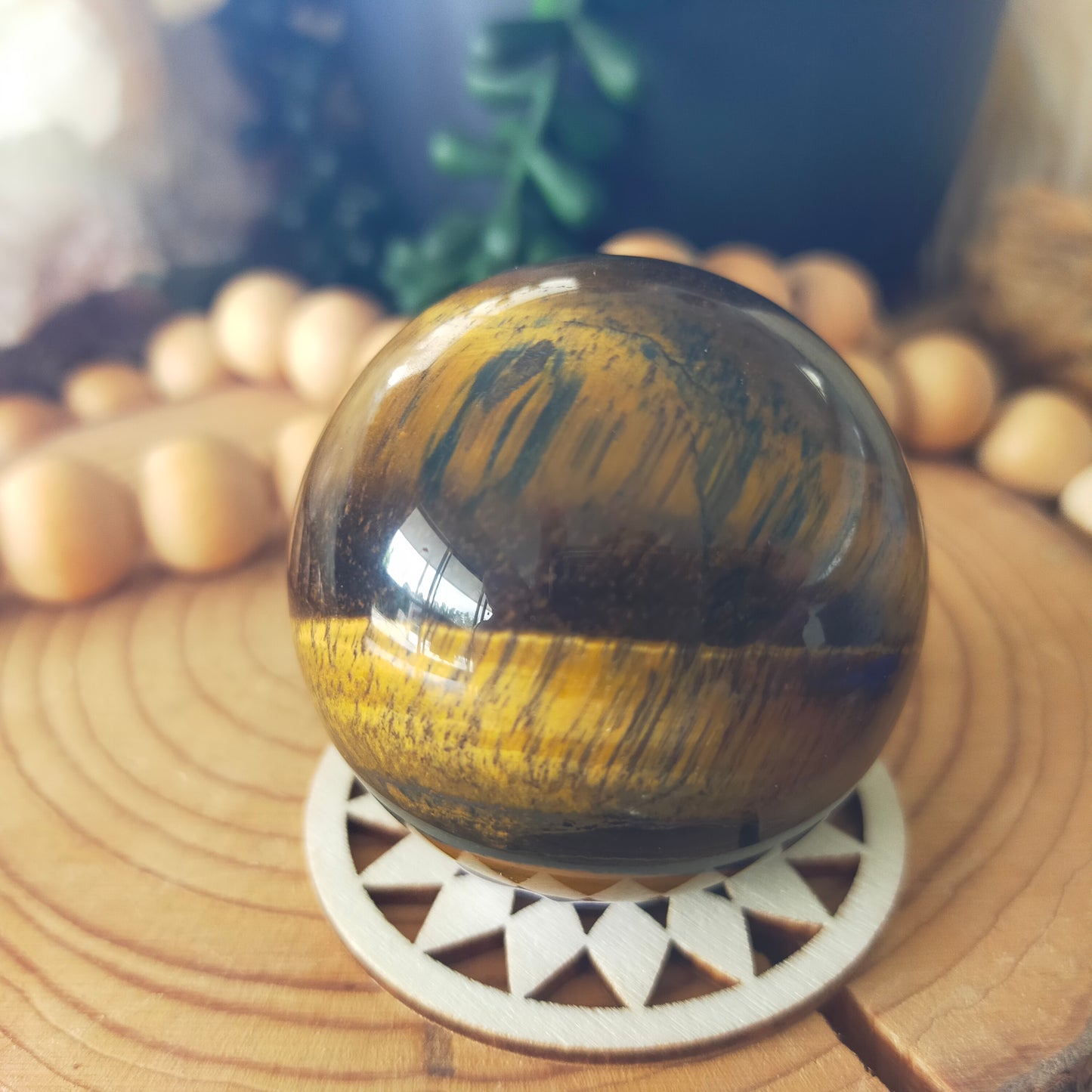 Tiger's Eye Spheres