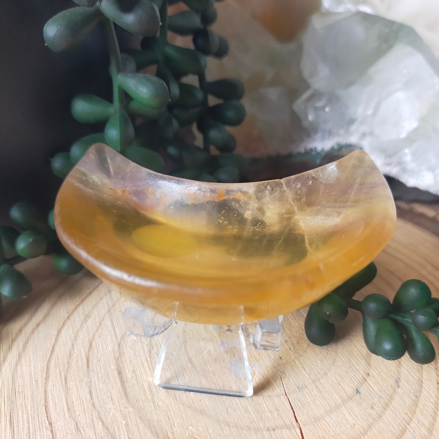 Small Yellow Fluorite Bowls