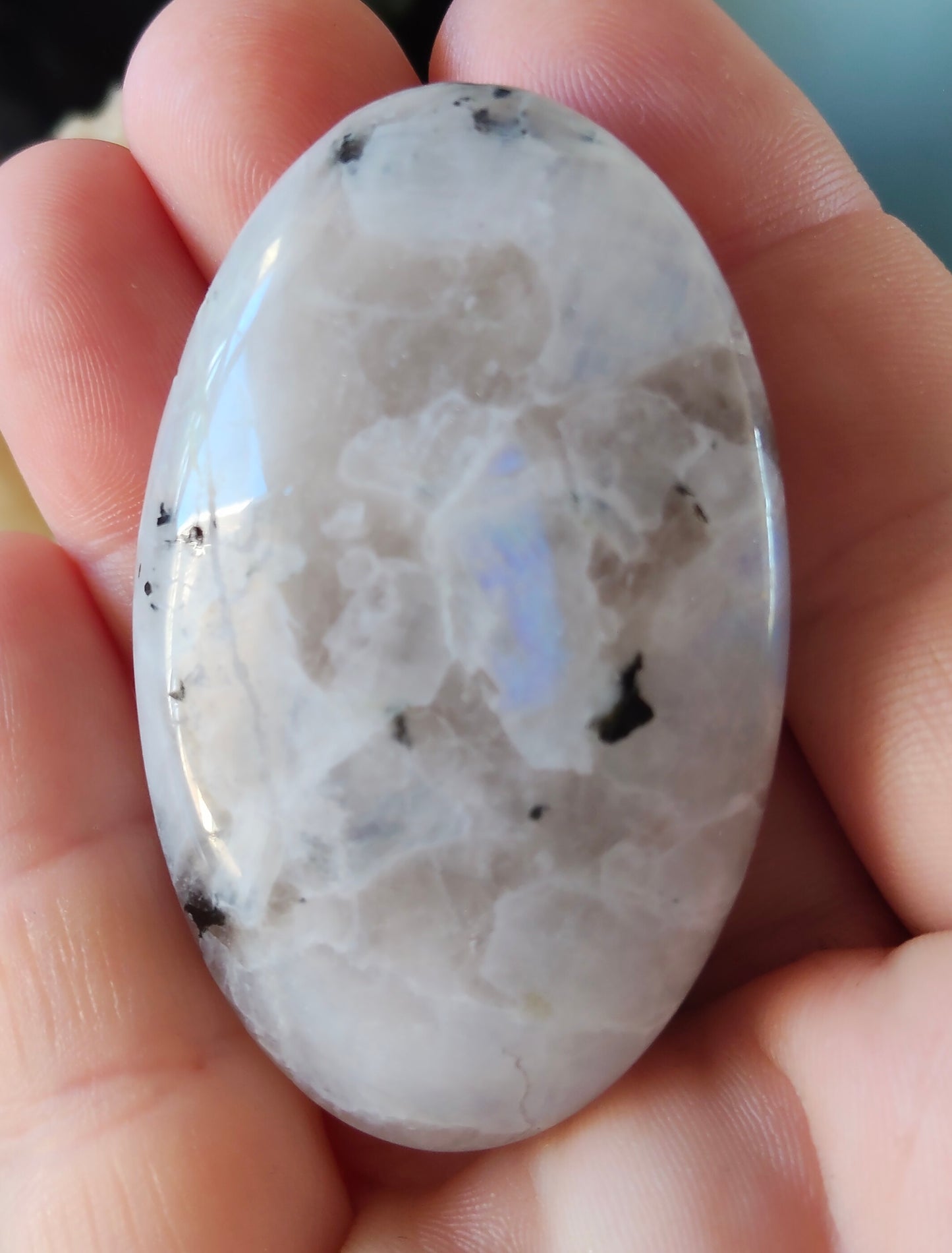 Rainbow Moonstone Palmstones