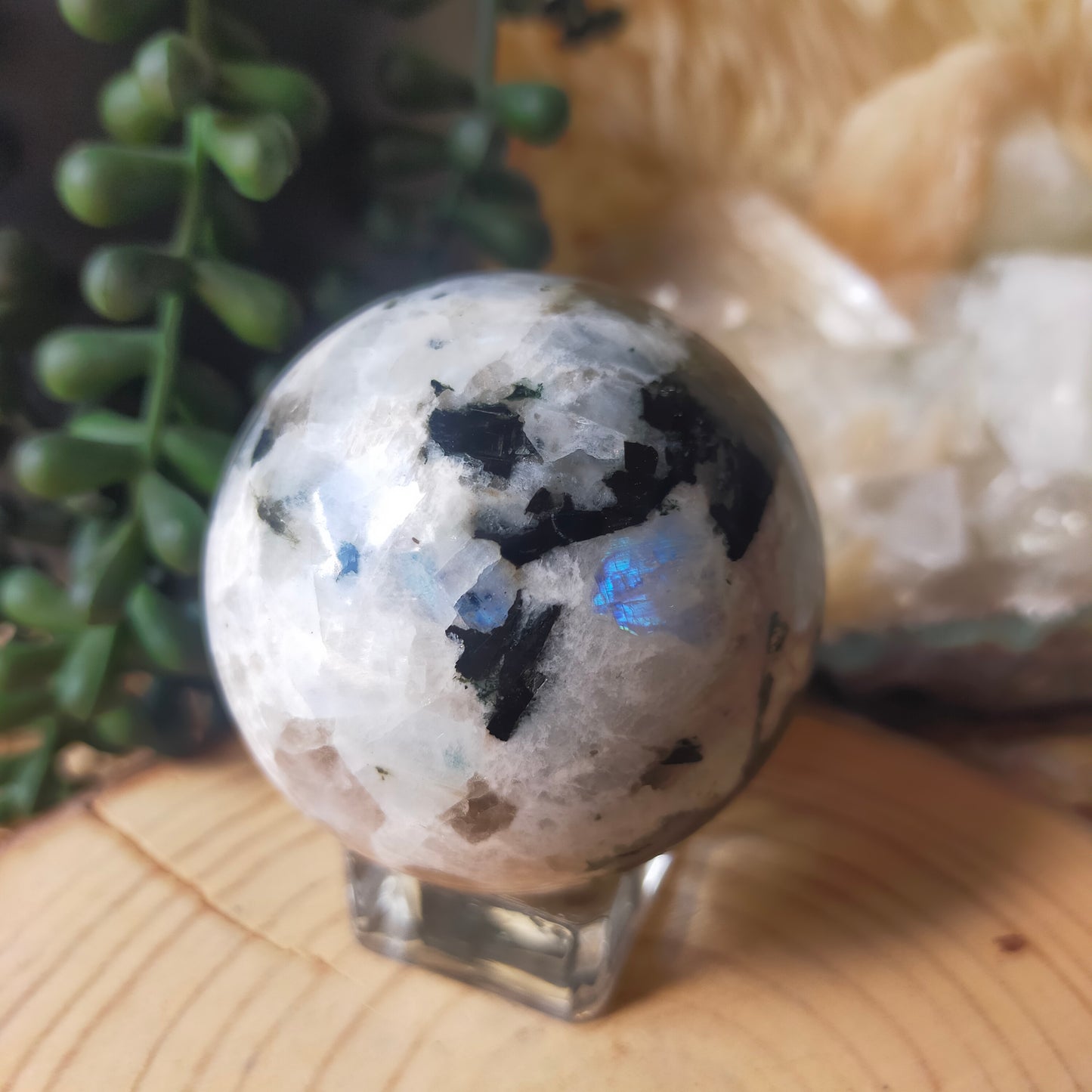 Rainbow Moonstone Sphere