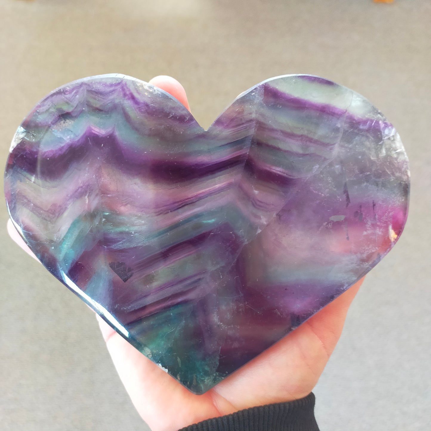 Large Fluorite Heart