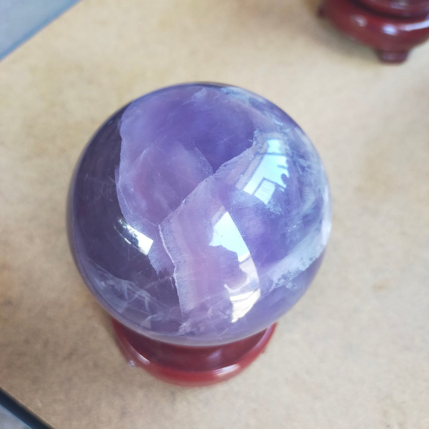 Lavender Fluorite Sphere