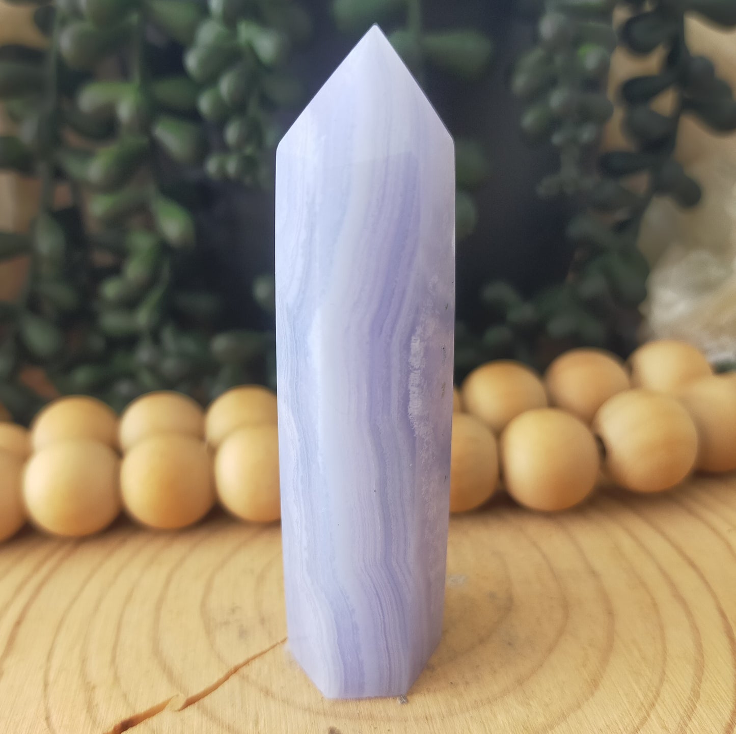 Blue Lace Agate Point