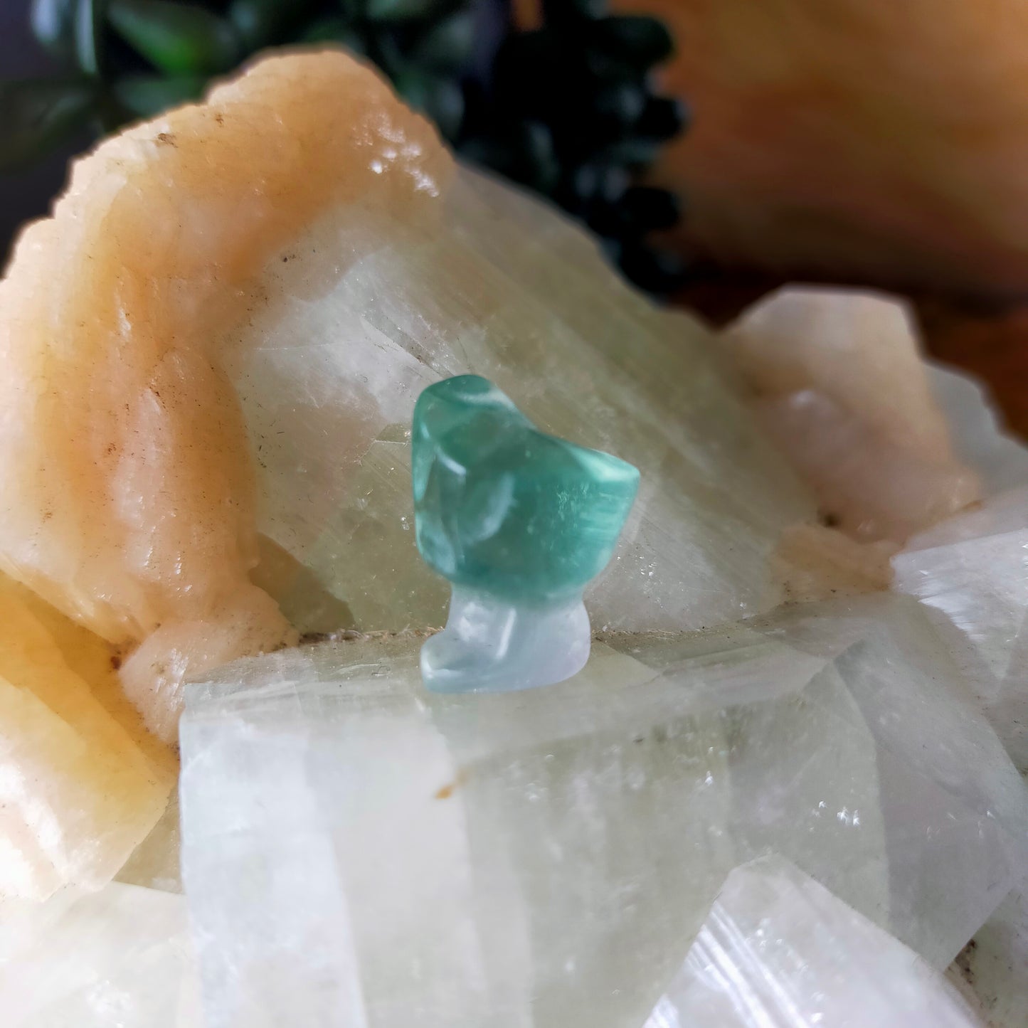 Mini Fluorite Carvings