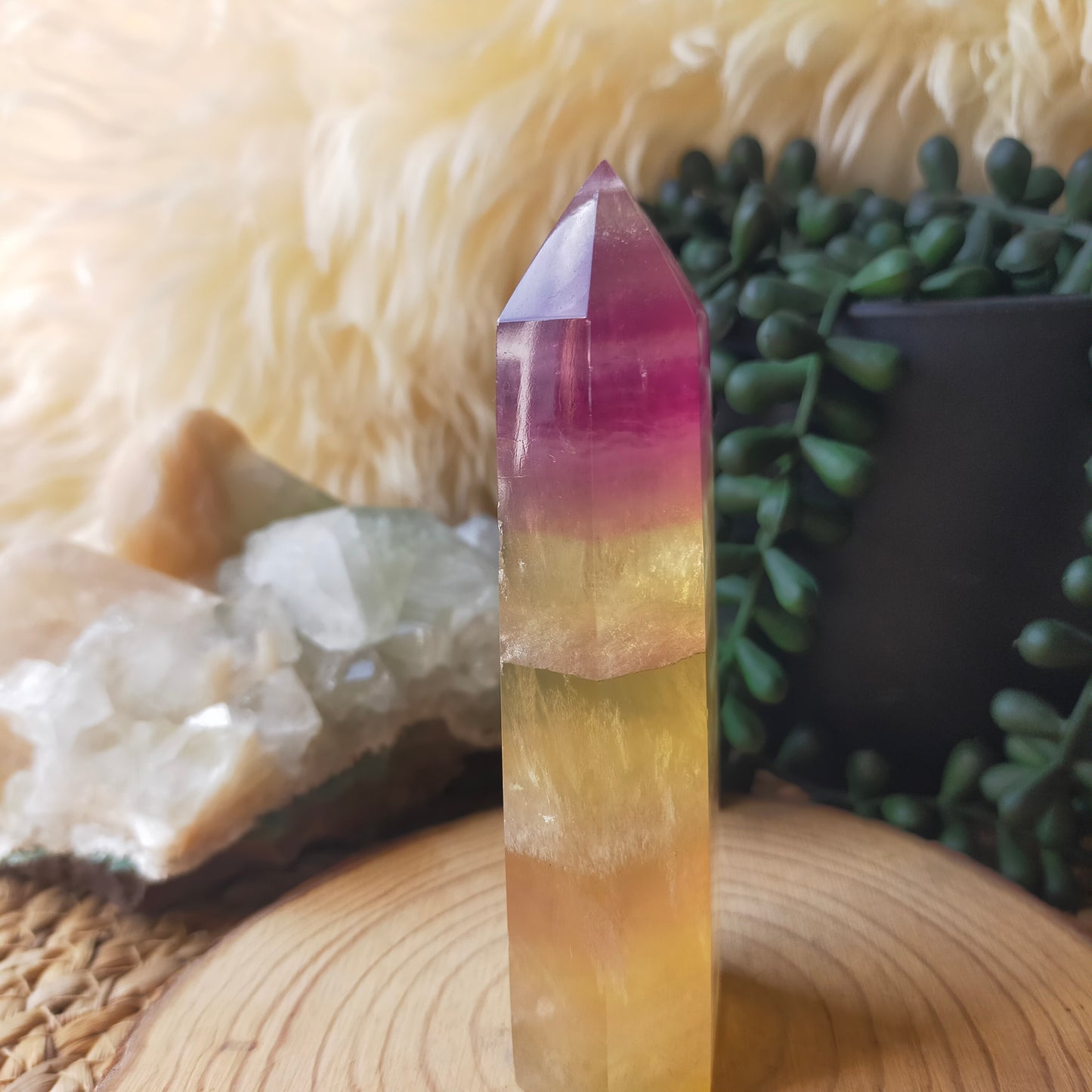 Candy Fluorite Point