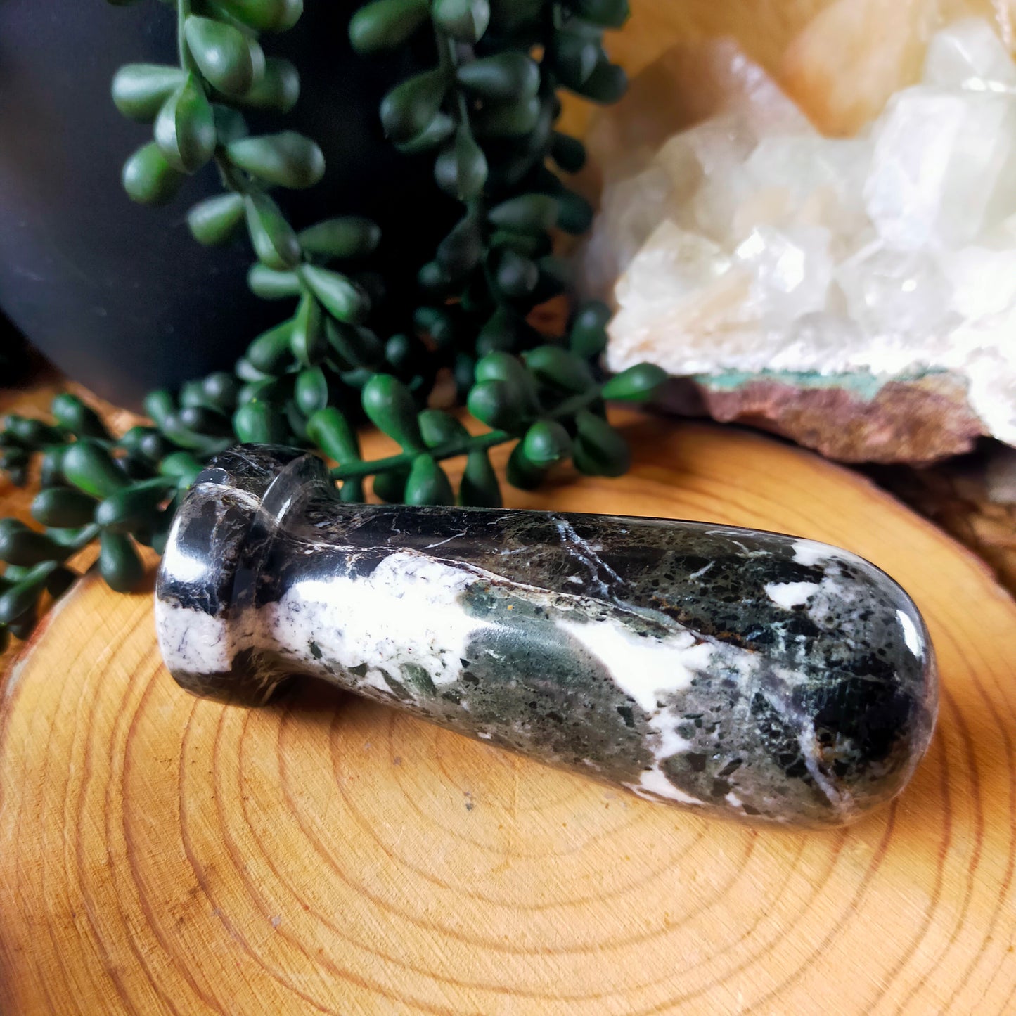 Marble Mortar and Pestle