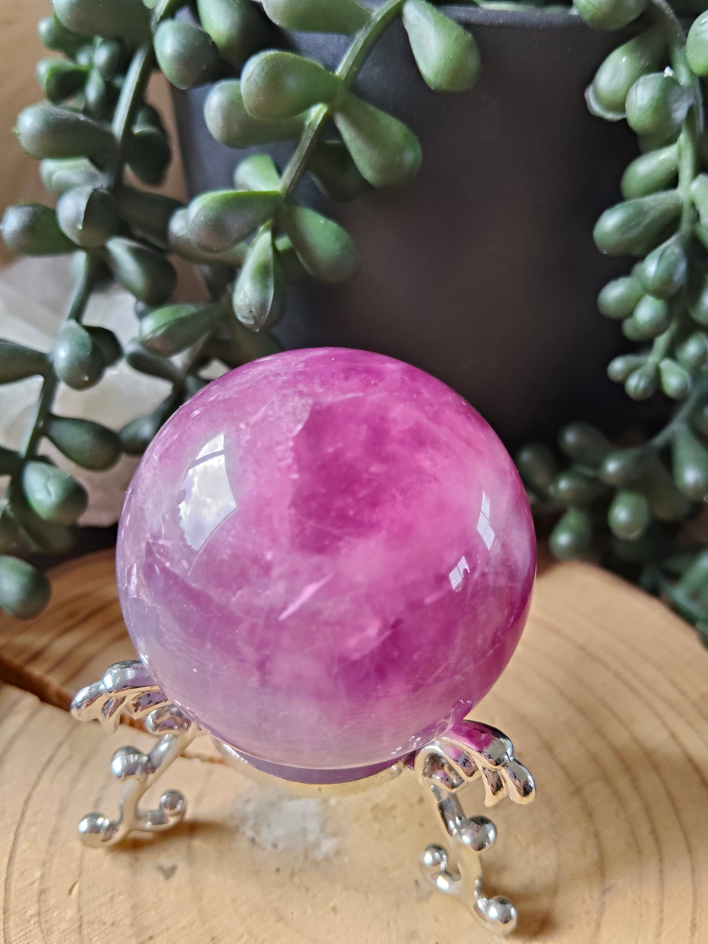 Gorgeous Purple/Pink Fluorite Spheres