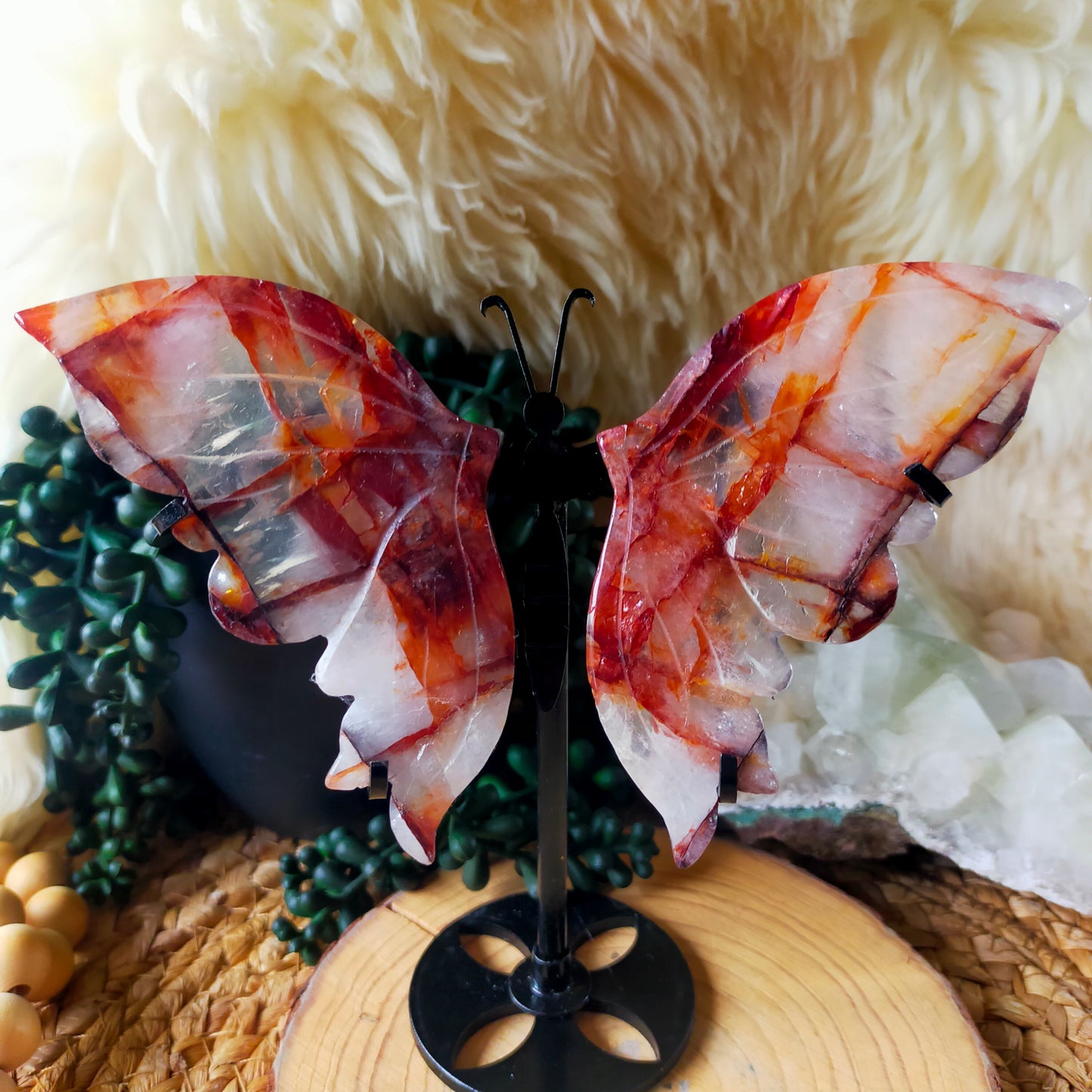 Fire Quartz Butterfly Wings