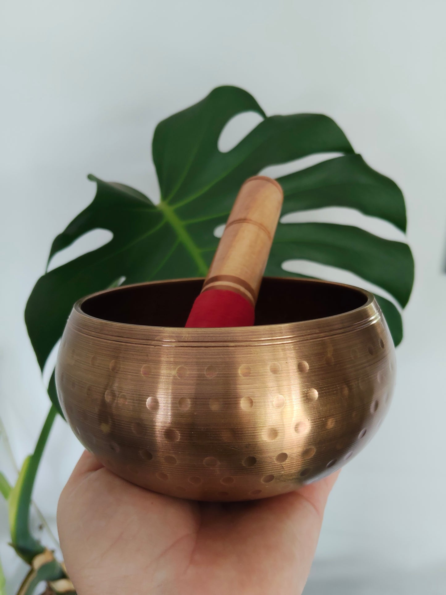 Hand Hammered Brass Sing Bowl Medium