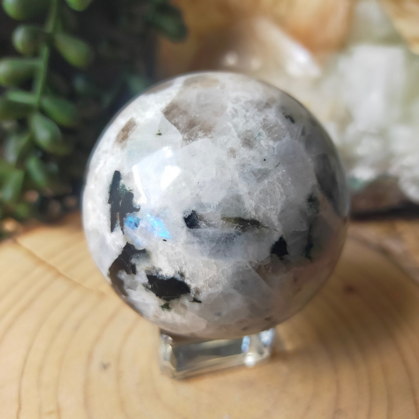 Rainbow Moonstone Sphere
