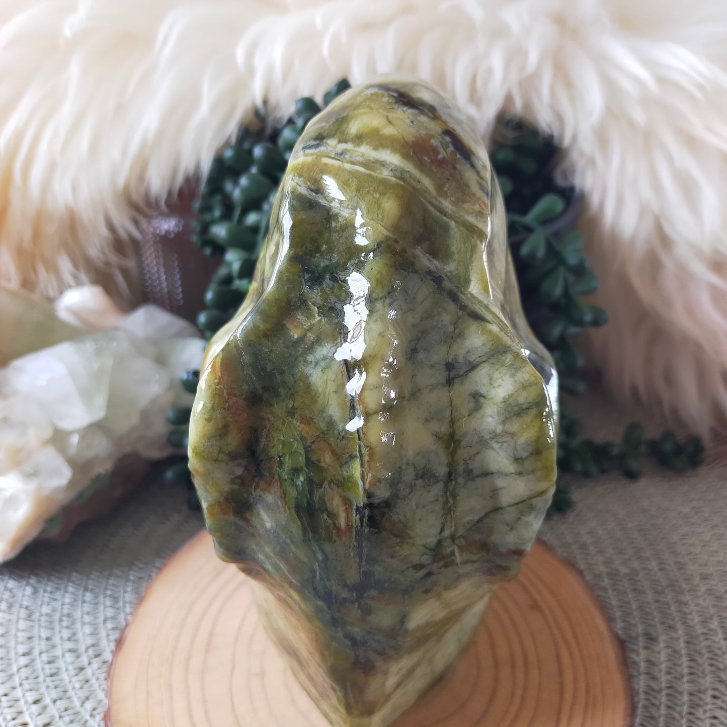 Green Jade T-Rex Head