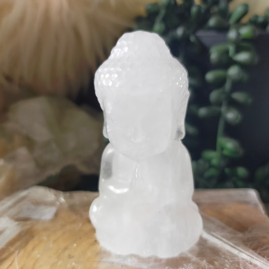 Clear Quartz Buddha