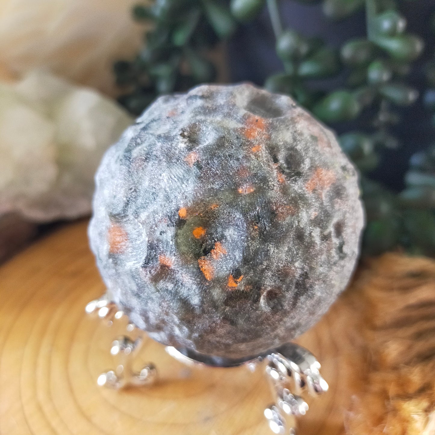 Yooperlite Moon Sphere