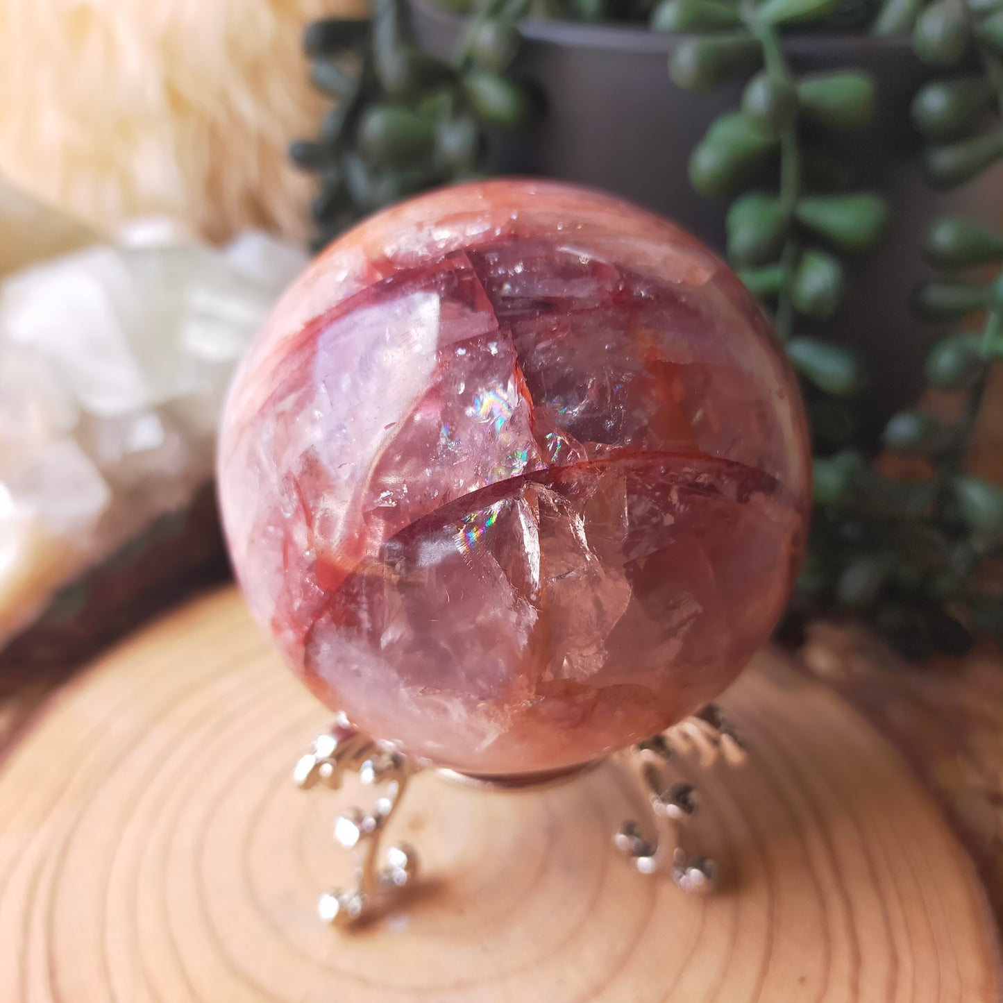 Fire Quartz Sphere