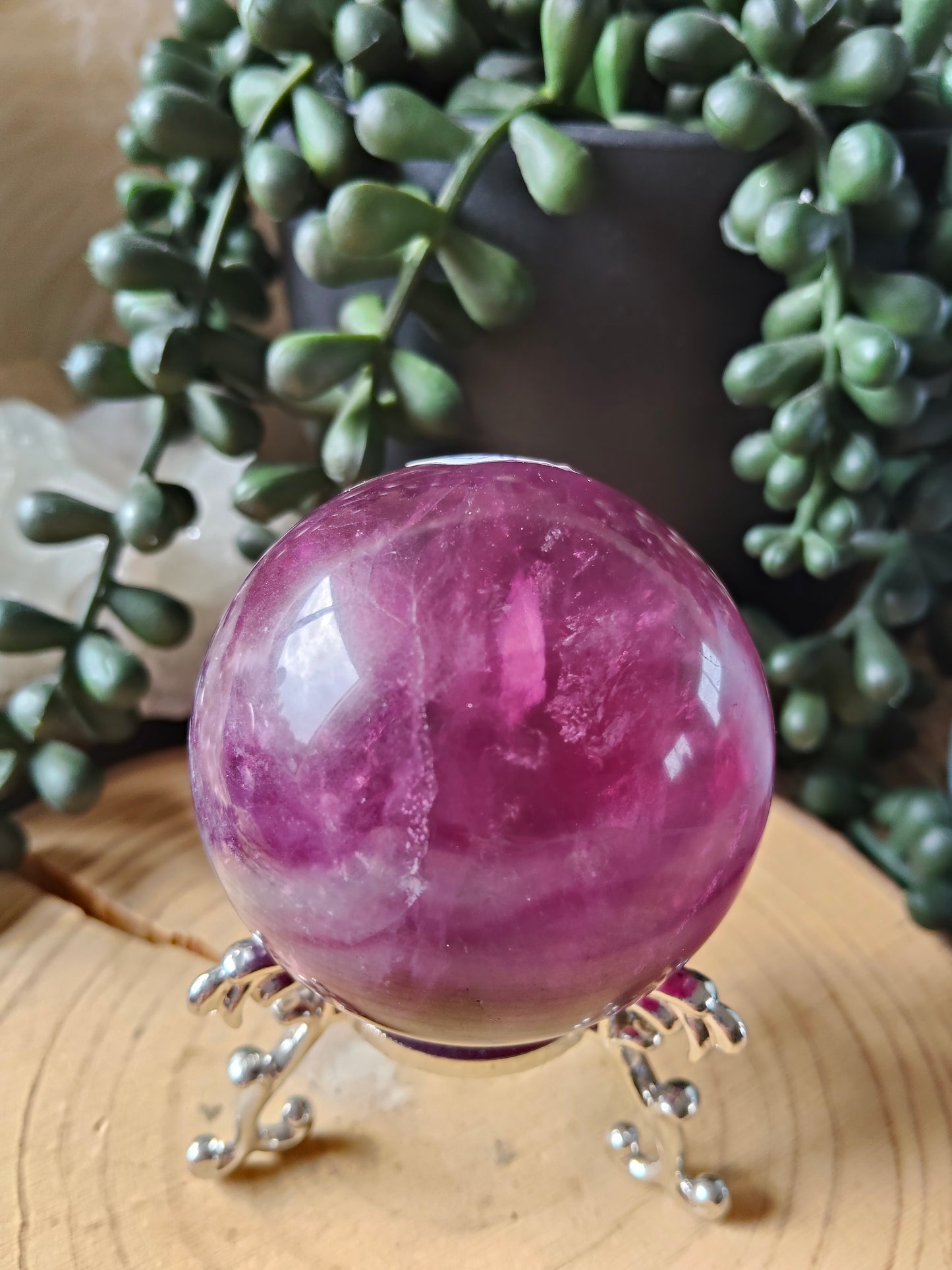 Gorgeous Purple/Pink Fluorite Spheres