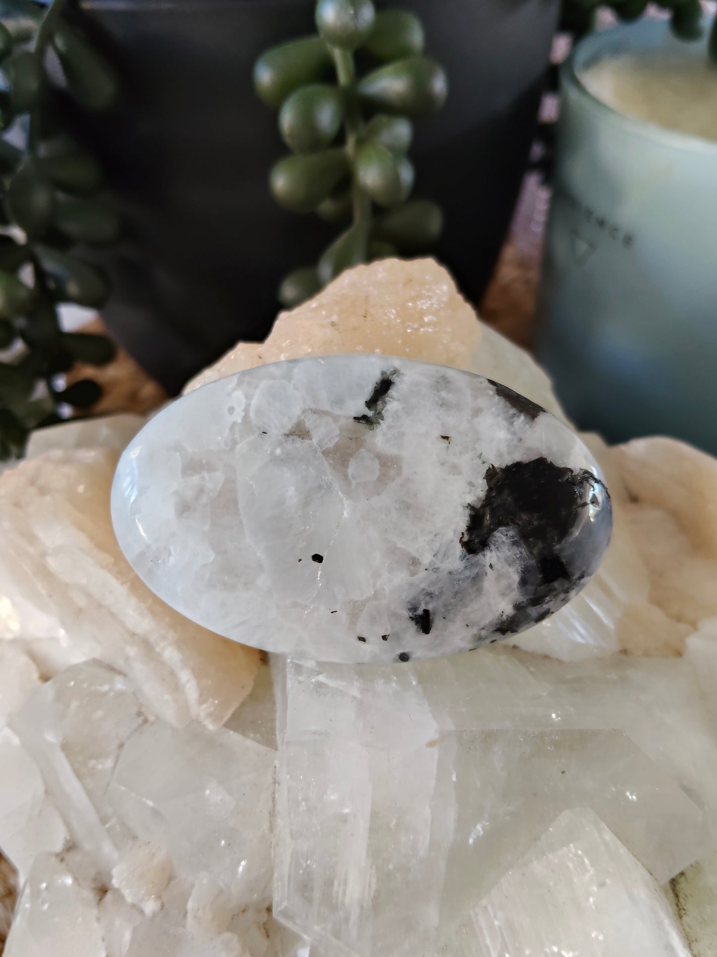 Rainbow Moonstone Palmstones
