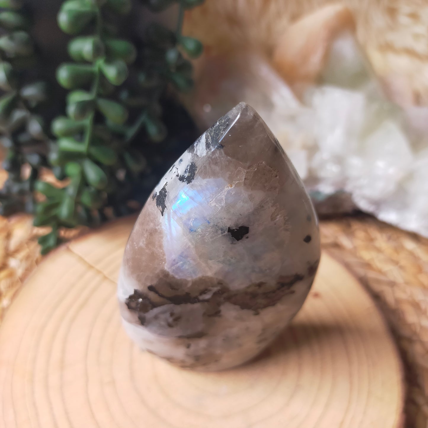 Rainbow Moonstone Teardrop