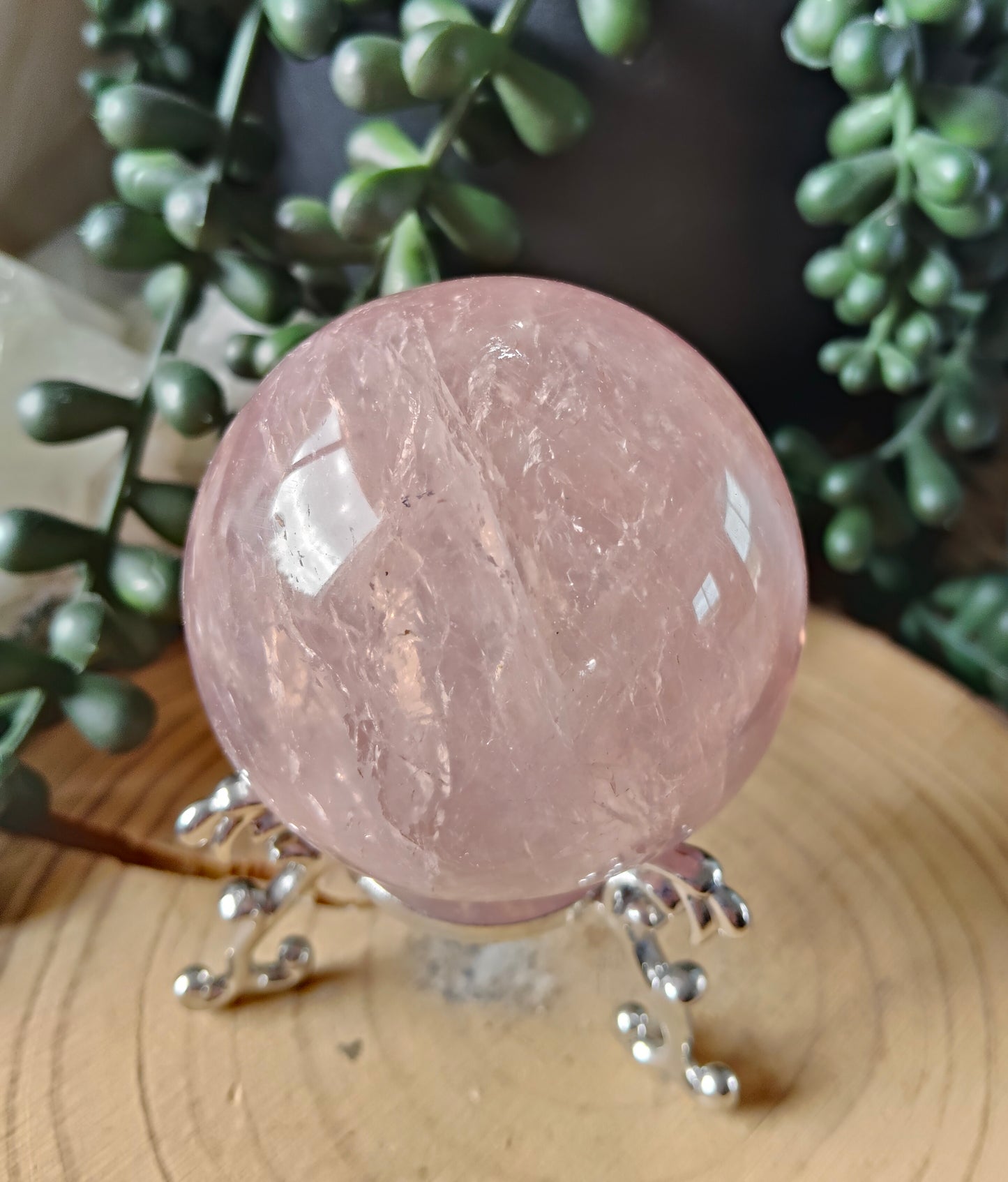 Asterism Rose Quartz Spheres