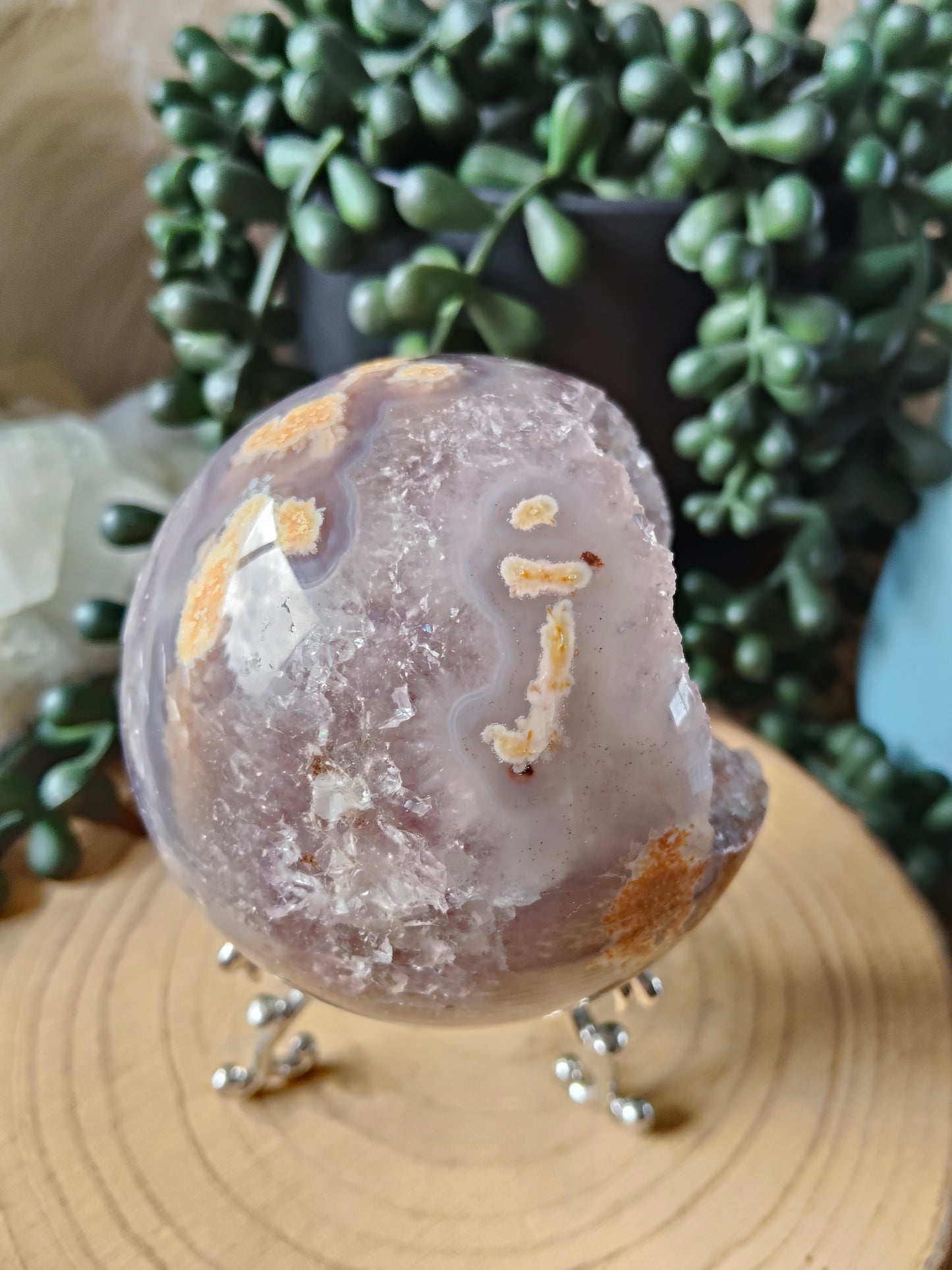 Sparkly Druzy Agate Spheres