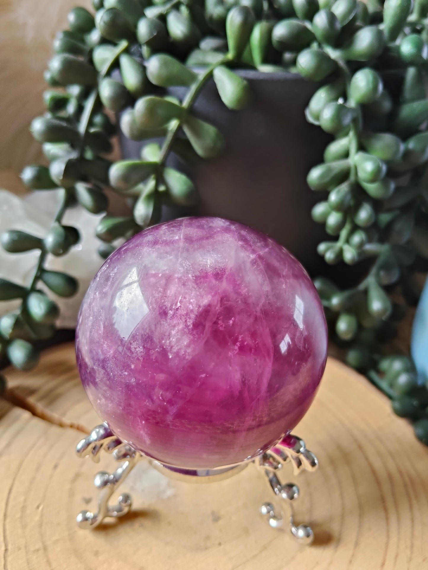 Gorgeous Purple/Pink Fluorite Spheres
