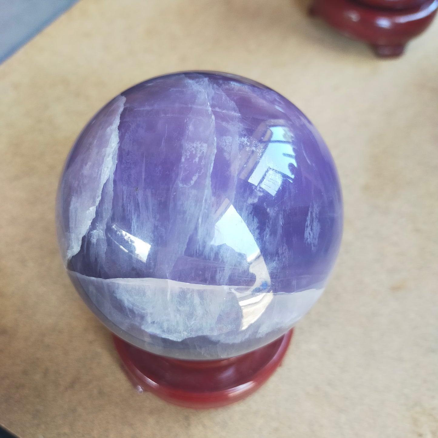 Lavender Fluorite Sphere