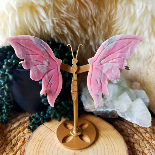 Pink Opal Butterfly Wings