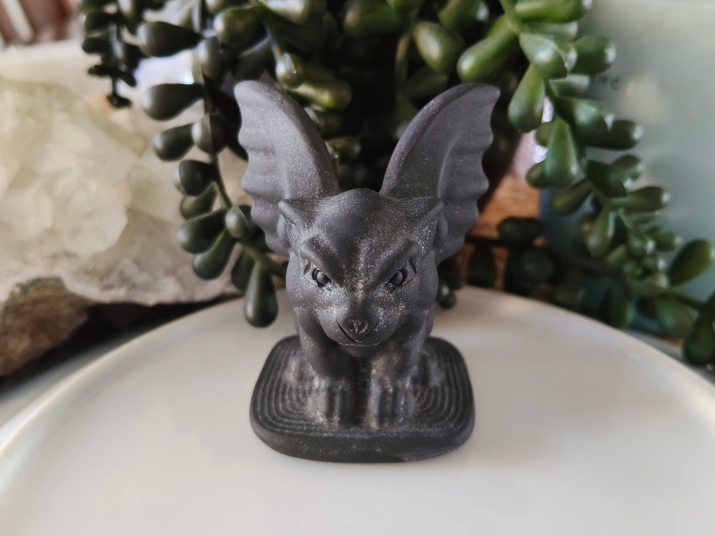 Black Obsidian Gargoyle