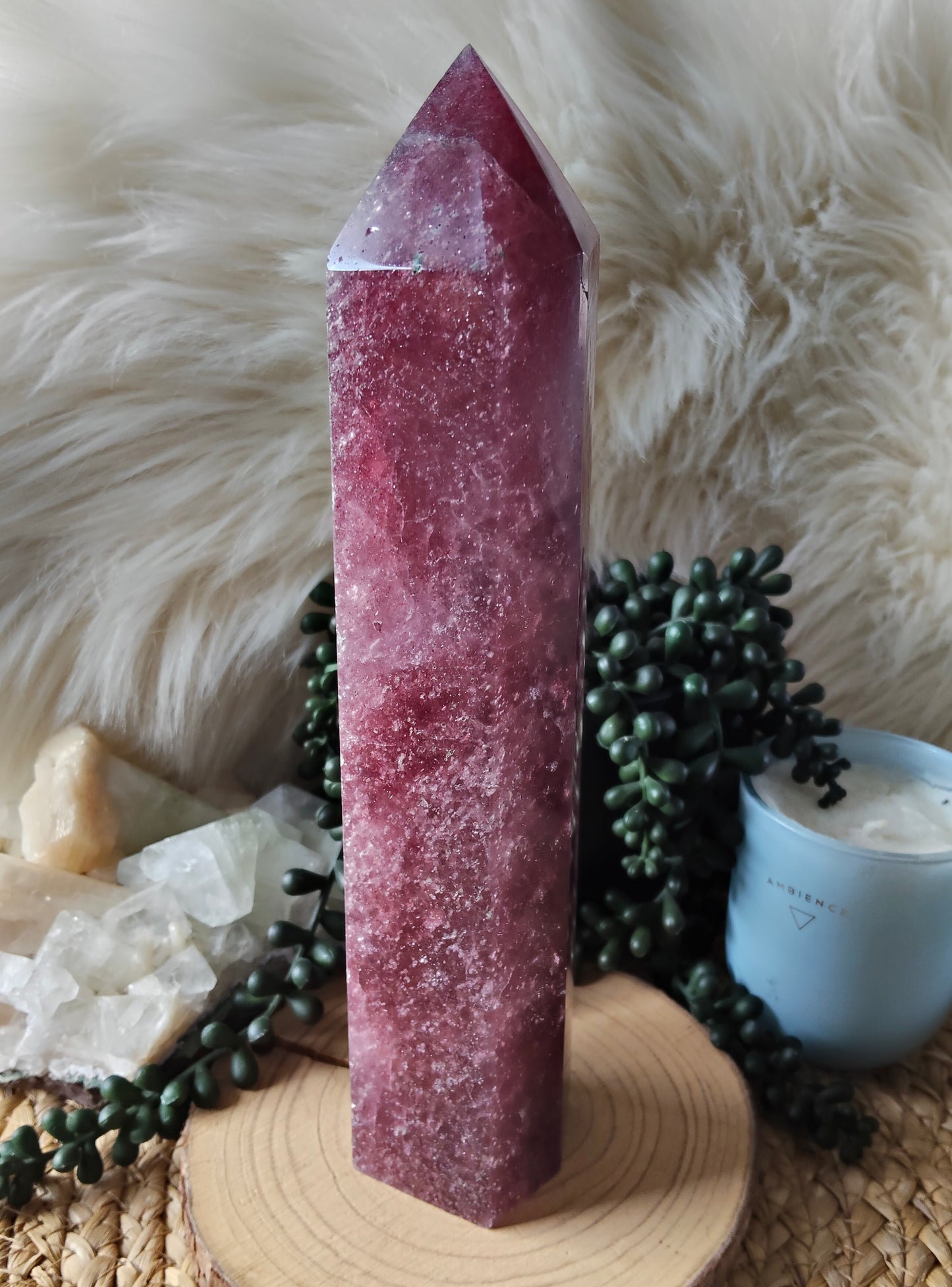 Strawberry Quartz Towers