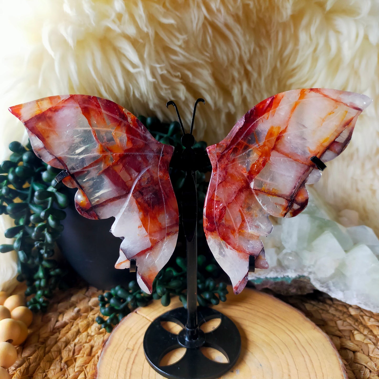Fire Quartz Butterfly Wings