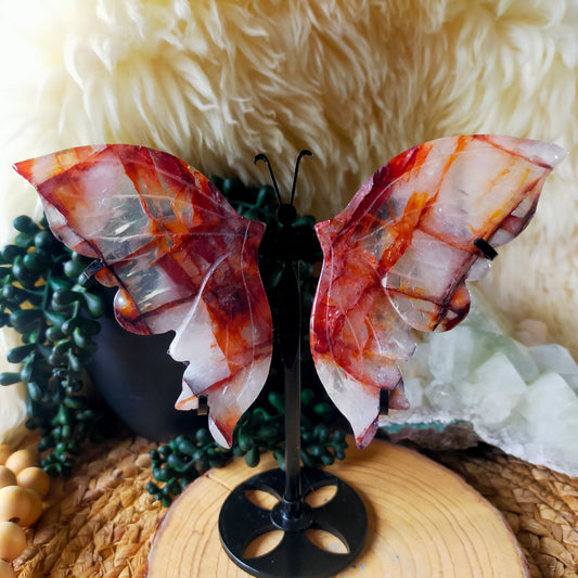 Fire Quartz Butterfly Wings