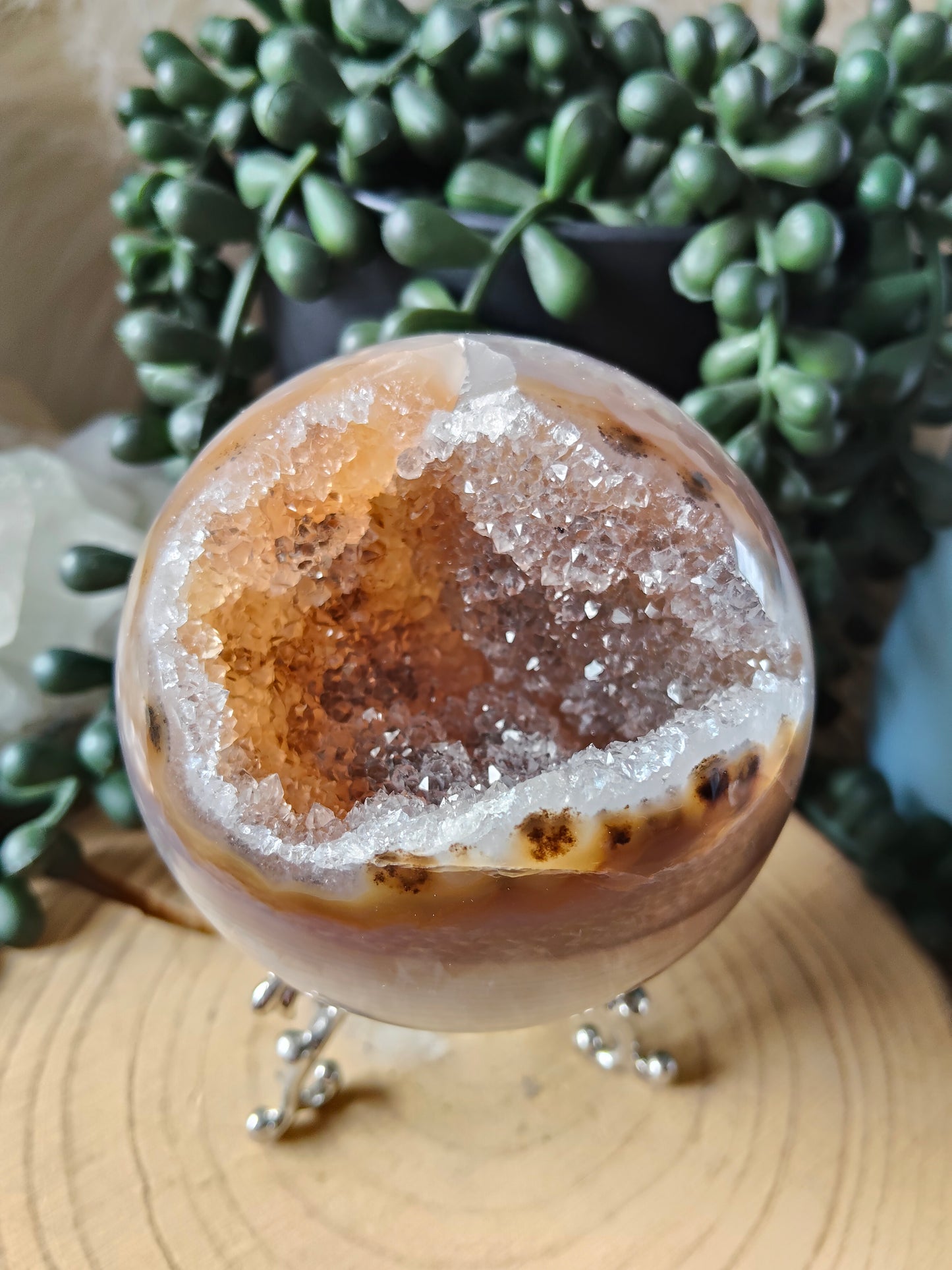Sparkly Druzy Agate Spheres
