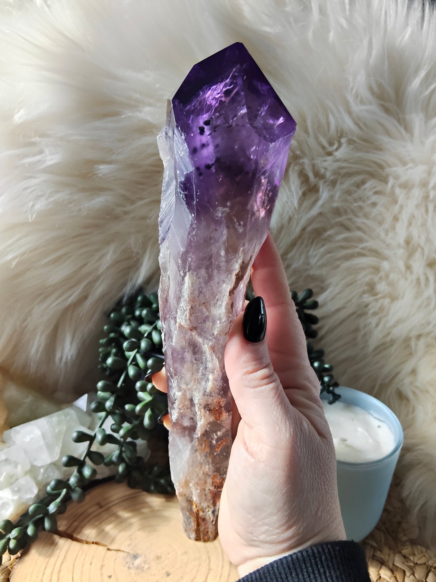 Natural Amethyst Wand