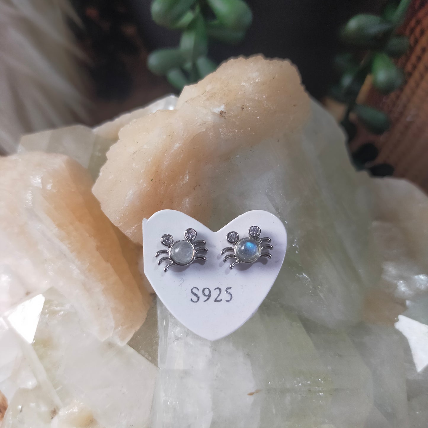 Labradorite Stud Earrings