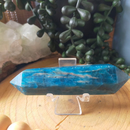 Blue Apatite Double Terminated Point