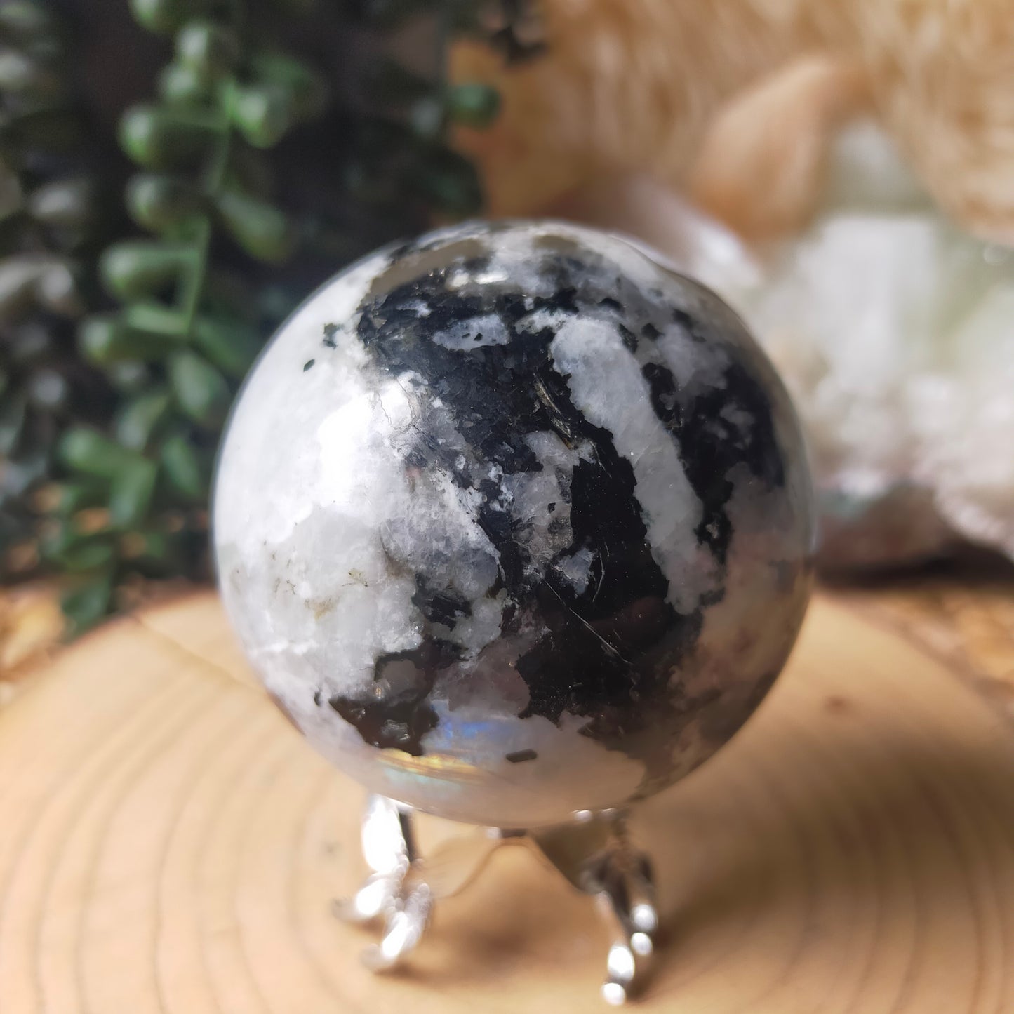Rainbow Moonstone Sphere