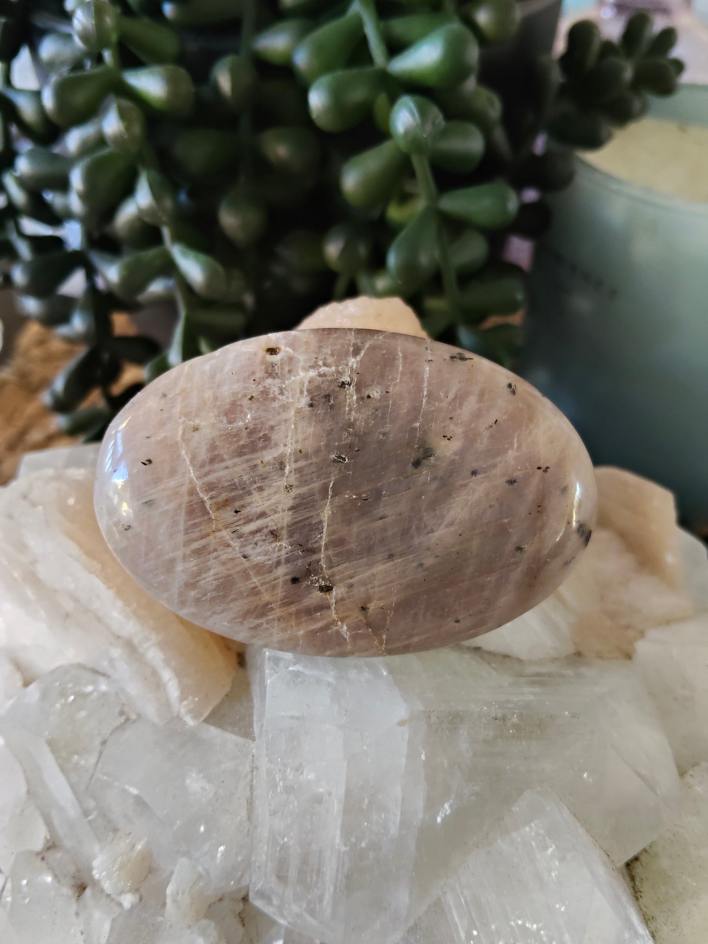 Peach Moonstone Palmstones
