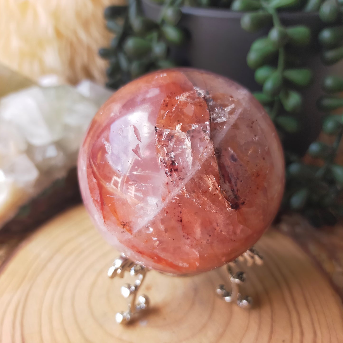 Fire Quartz Sphere