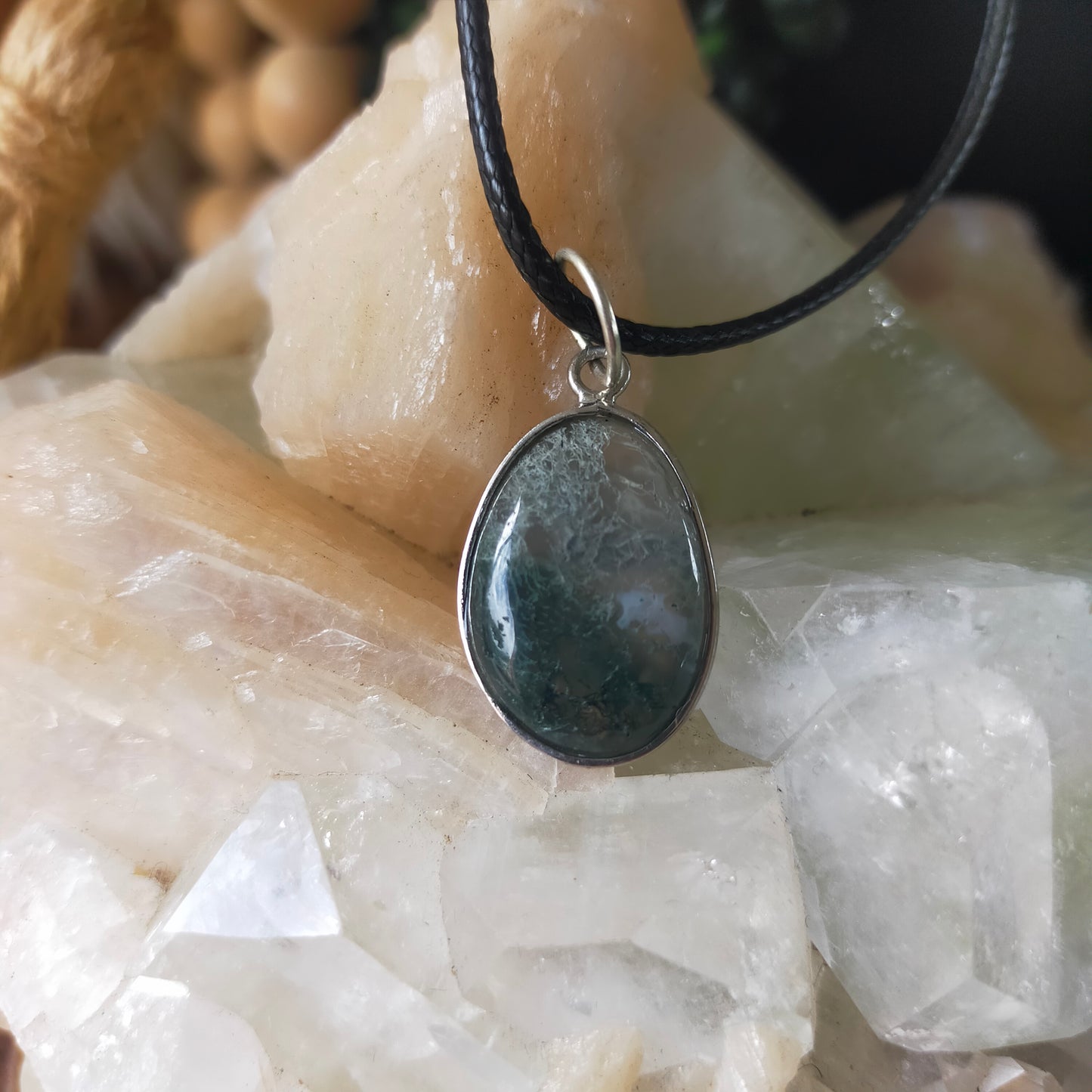 Moss Agate Necklace