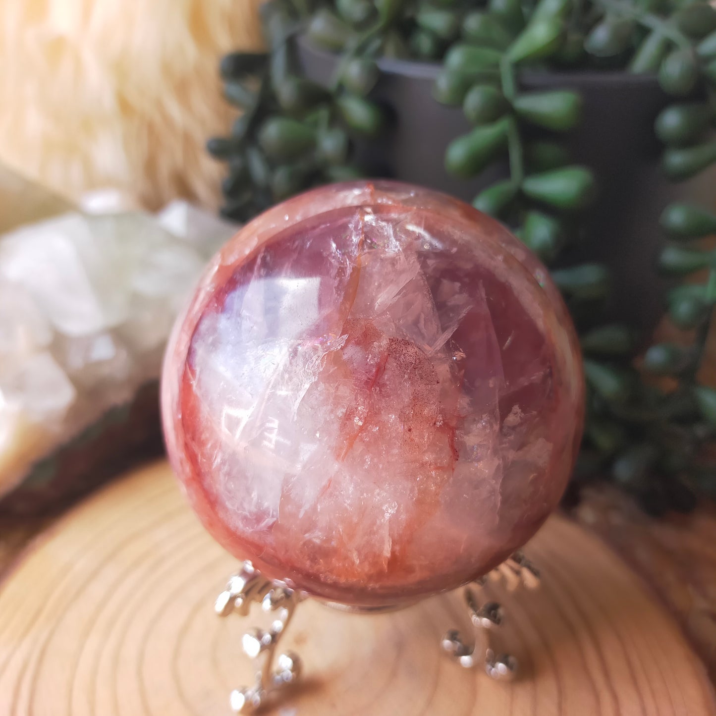 Fire Quartz Sphere