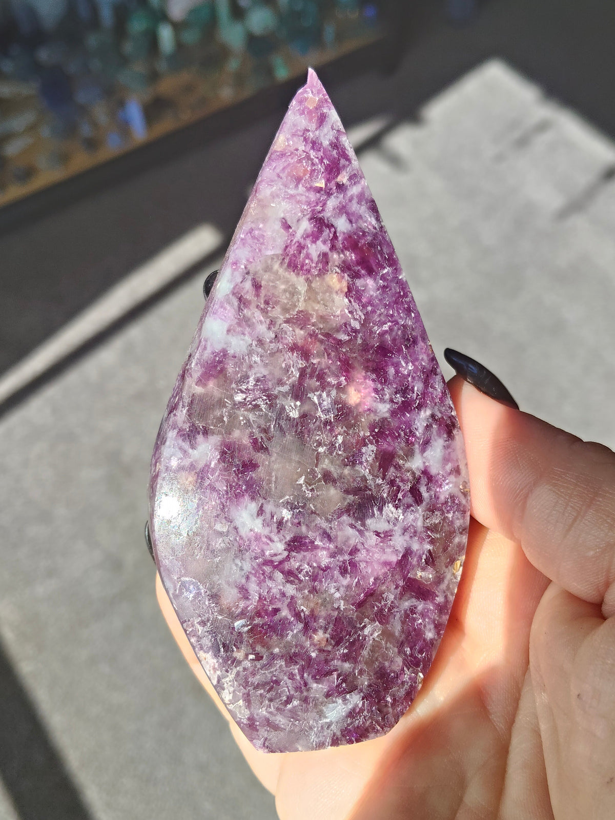 Purple Mica Freeform