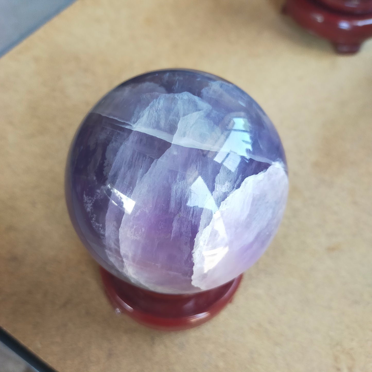 Lavender Fluorite Sphere