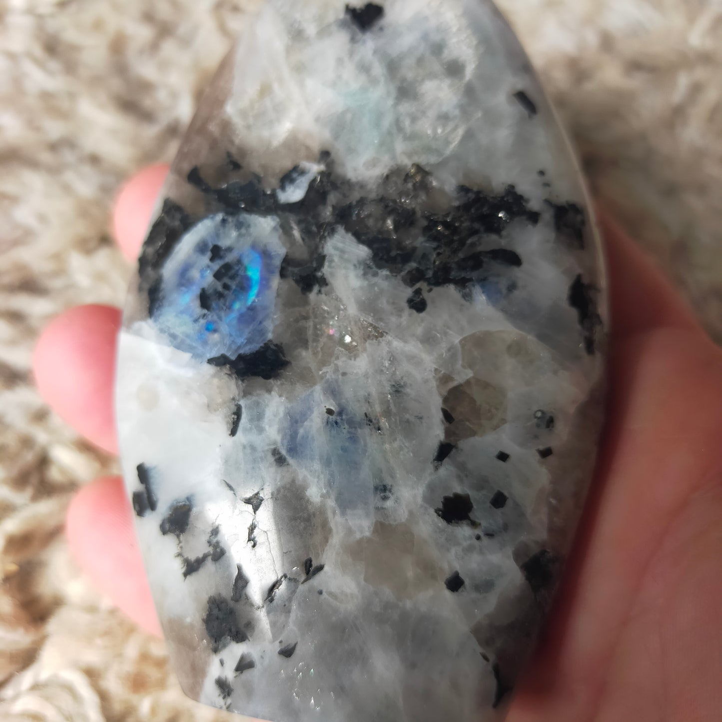 Rainbow Moonstone Teardrop