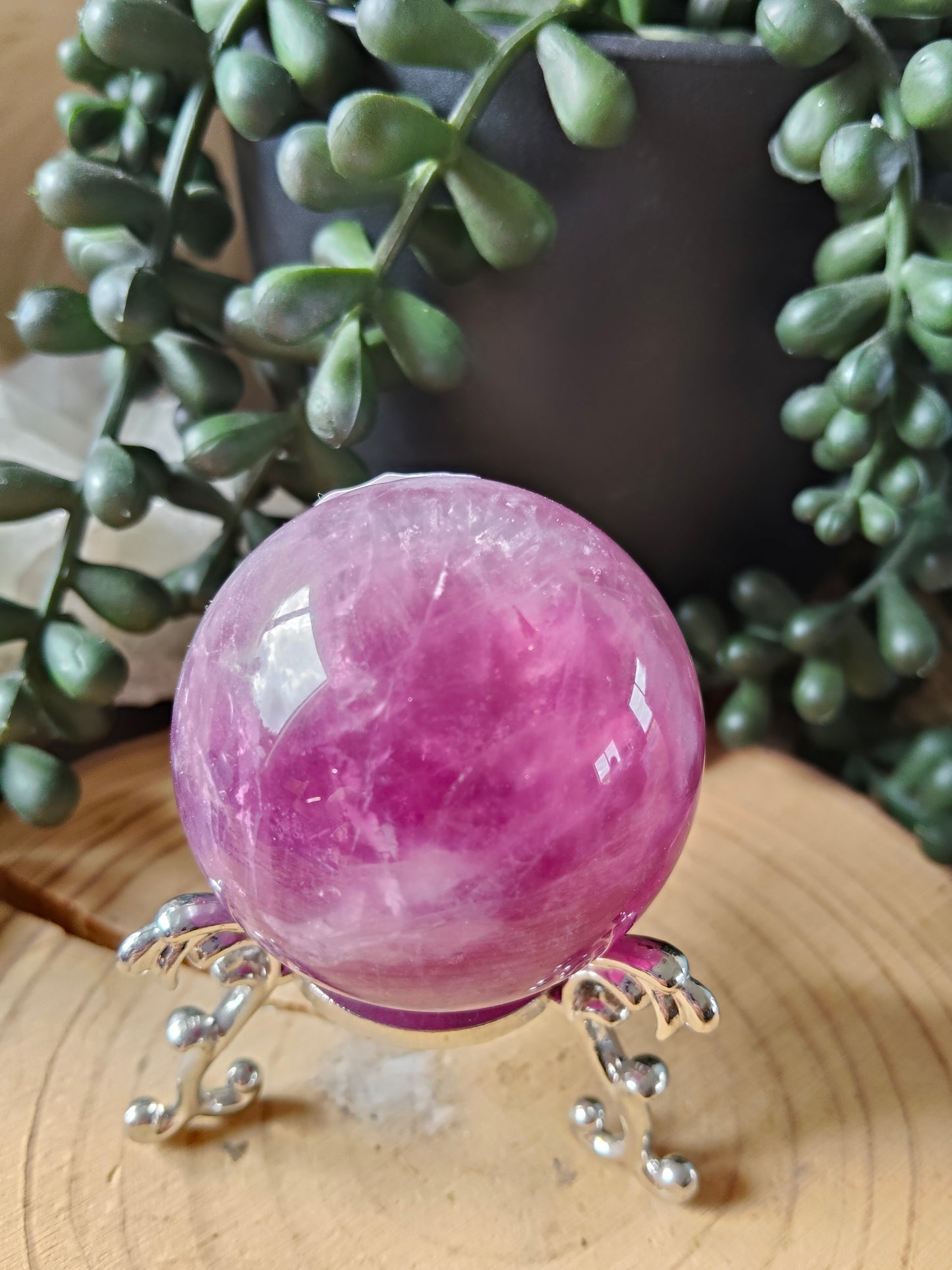 Gorgeous Purple/Pink Fluorite Spheres