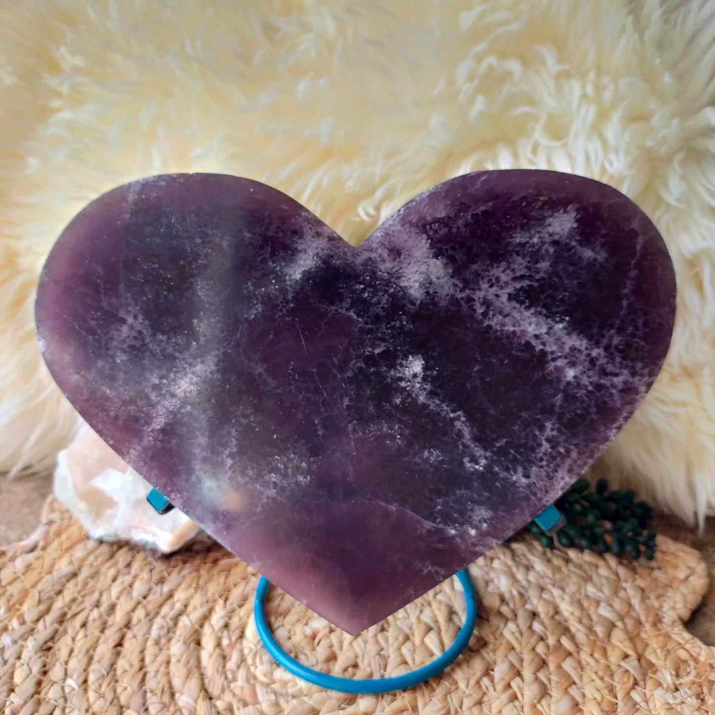 Large Fluorite Heart