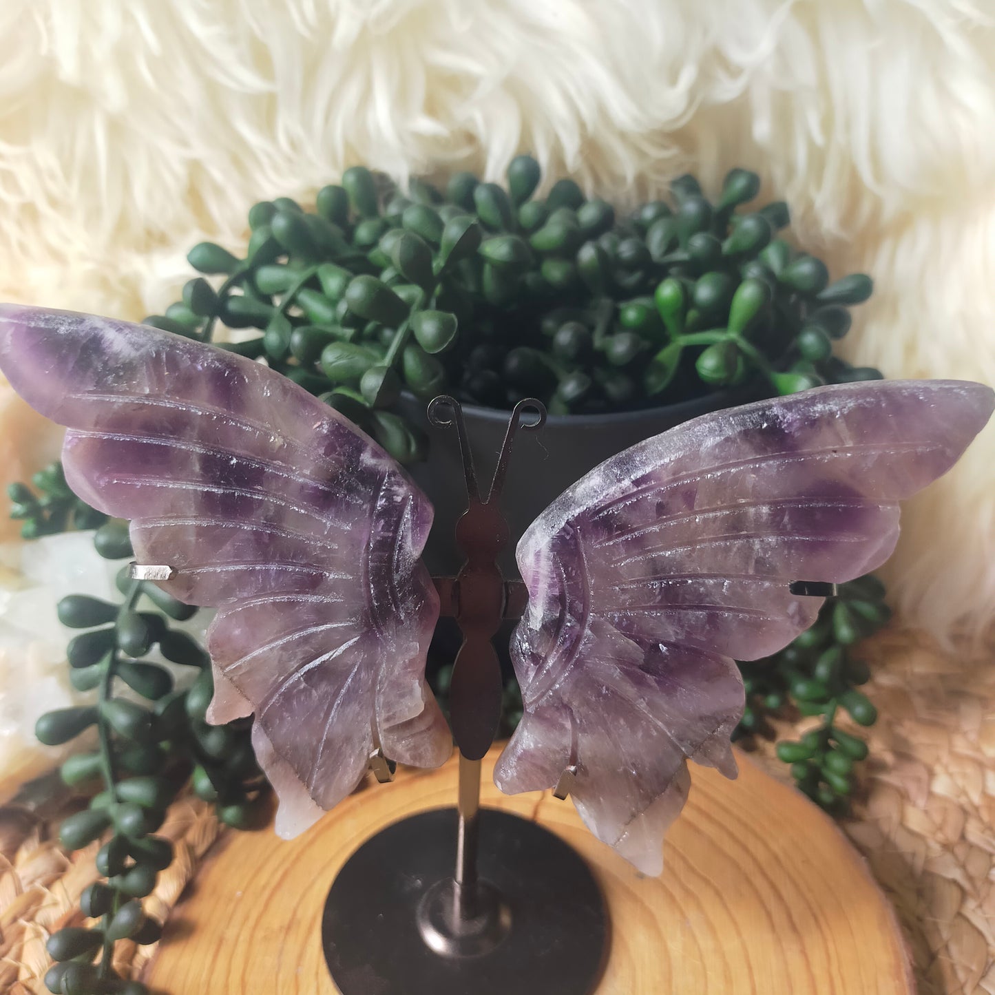 Chevron Amethyst Butterfly