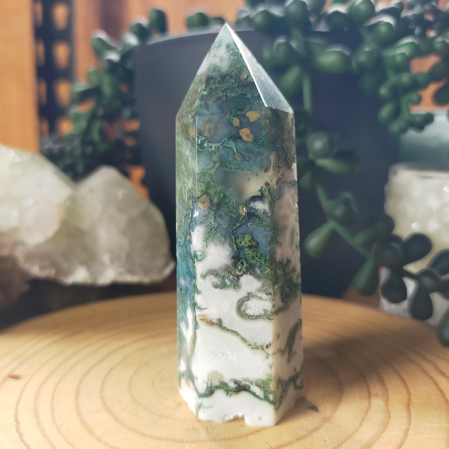 Moss Agate Points