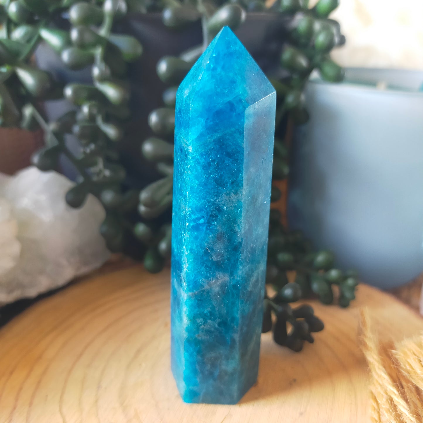Blue Apatite Point